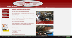 Desktop Screenshot of jansencarsenclassics.nl